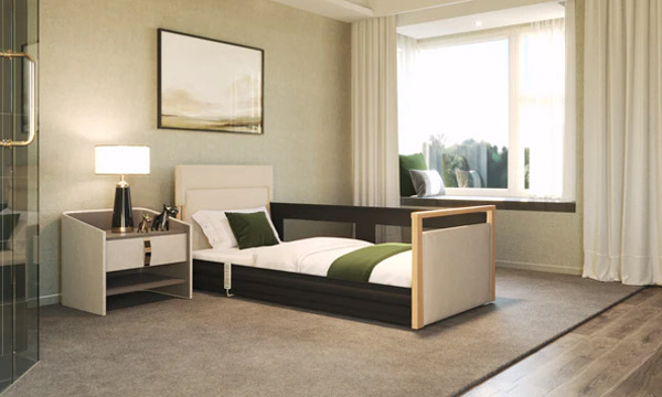 Solo SafeSide Upholstered Profiling Bed