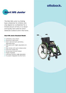 Ottobock Start M6 Junior Manual Wheelchair